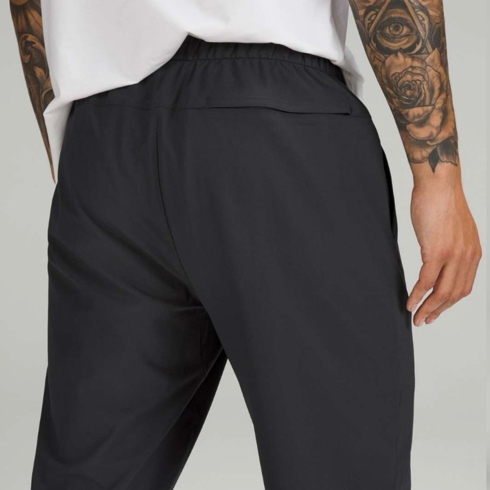 Lululemon ABC Warpstreme Pull-On Pant Men’s Medium Obsidian Relaxed Tapered Fit - Picture 5 of 11
